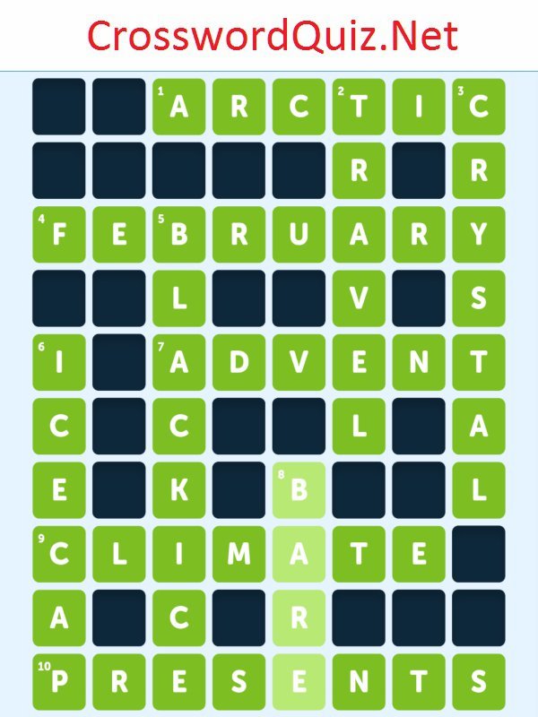 Winter Level 4 Crossword Quiz Net